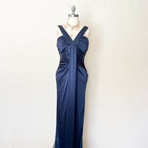 dj jazz blue prom‎ dress womens size small